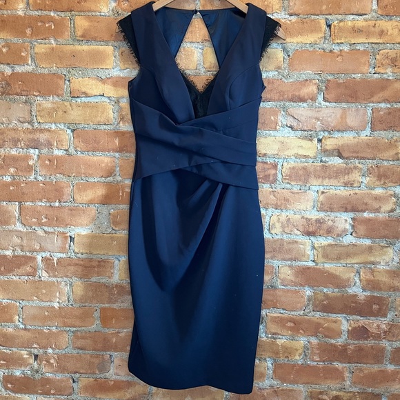 Lipsy + Dress + Navy/Black + Size 4 - Picture 1 of 3